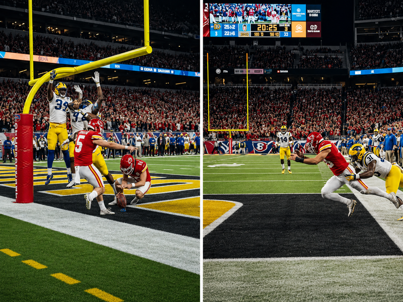 Touchdown, field goal, safety và điểm thưởng có giá trị khác nhau trong trận đấu